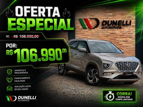 HYUNDAI CRETA 1.0 TGDI FLEX LIMITED AUTOMÁTICO HYUNDAI CRETA 1.0 TGDI FLEX LIMITED AUTOMÁTICO